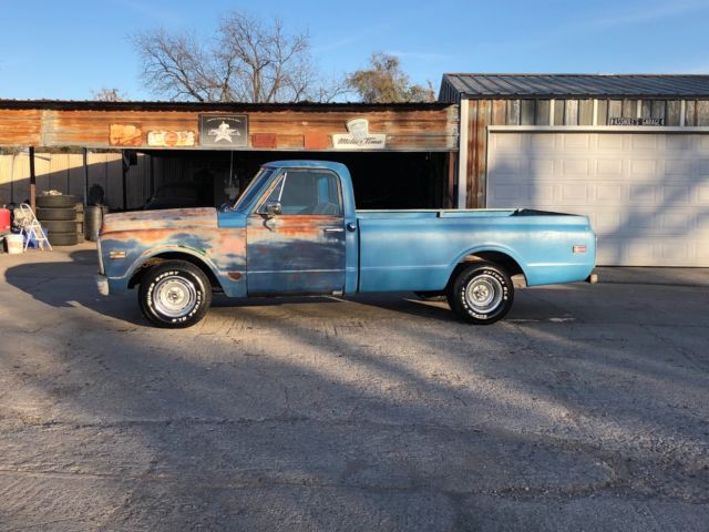 1972 Blue Chevrolet C-10 Pickup