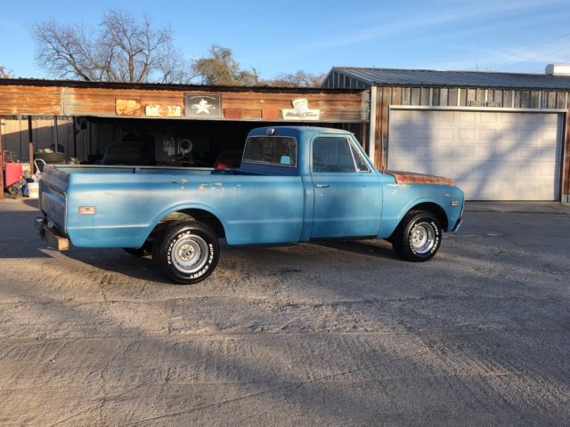 1972 Blue Chevrolet C-10 Pickup