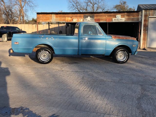 1972 Blue Chevrolet C-10 Pickup