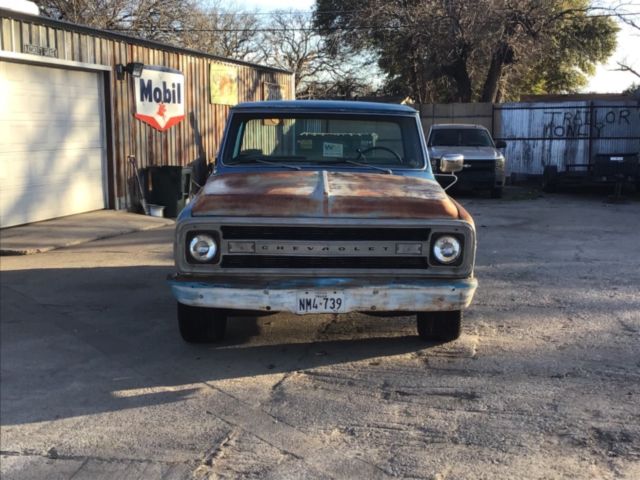 1972 Blue Chevrolet C-10 Pickup