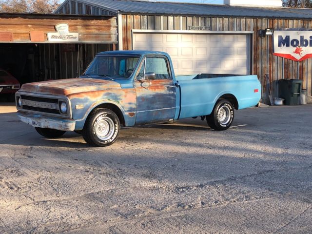 1972 Blue Chevrolet C-10 Pickup