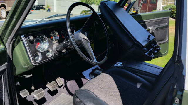 1972 Original Dark Olive Green Metallic Base/Clear Coat GMC Jimmy Convertible