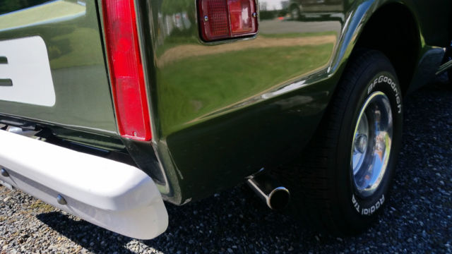 1972 Original Dark Olive Green Metallic Base/Clear Coat GMC Jimmy Convertible