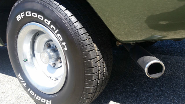 1972 Original Dark Olive Green Metallic Base/Clear Coat GMC Jimmy Convertible