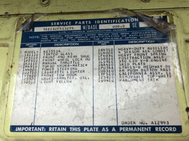 1972 Yellow Chevrolet Nova SUV