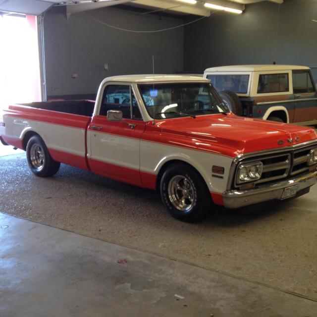 1972 Orange GMC Sierra 1500 Standard Cab Pickup