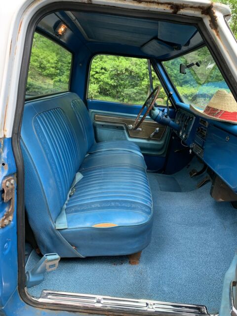 1972 Blue GMC Sierra 1500 Standard Cab Pickup