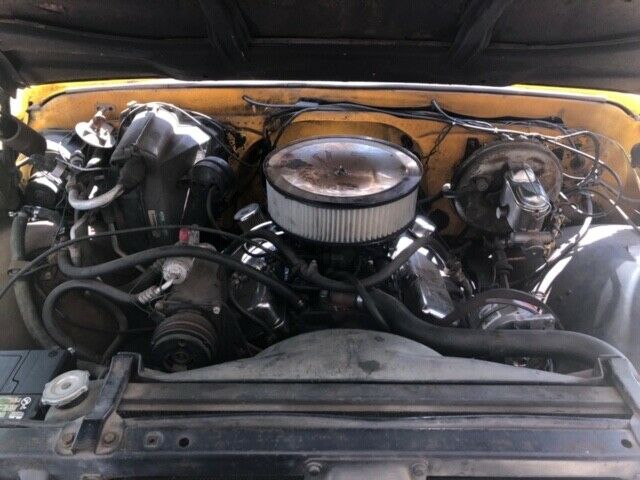 1972 yellow and white GMC C15 Standard Cab Pickup