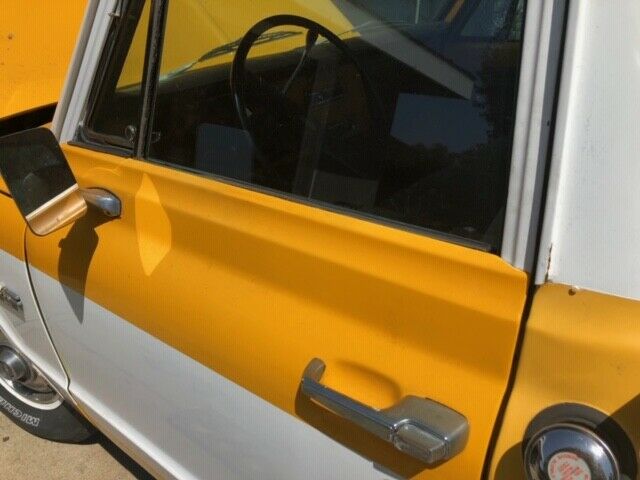 1972 yellow and white GMC C15 Standard Cab Pickup