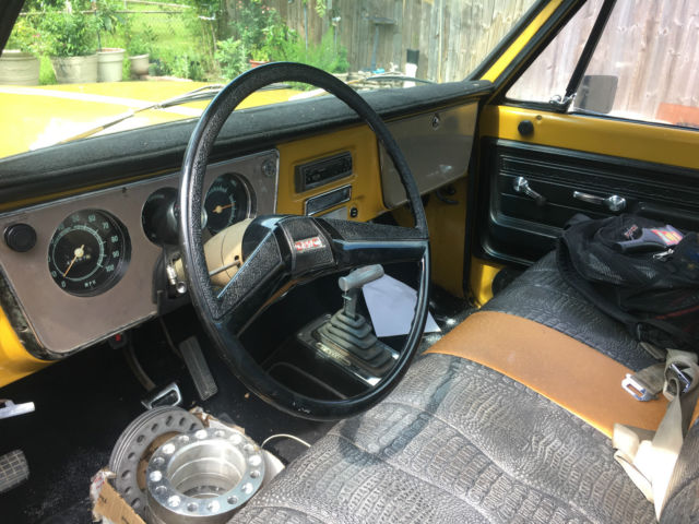 1972 Yellow Chevrolet C-10