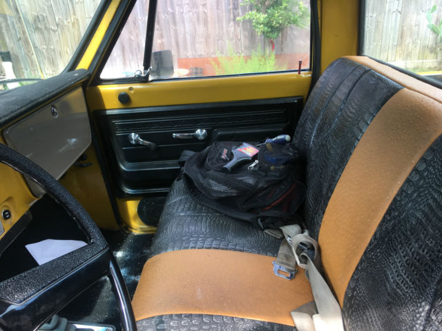 1972 Yellow Chevrolet C-10
