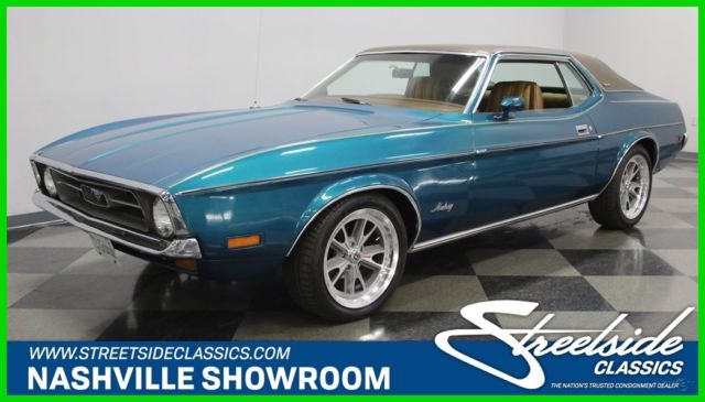 1972 Teal Ford Mustang