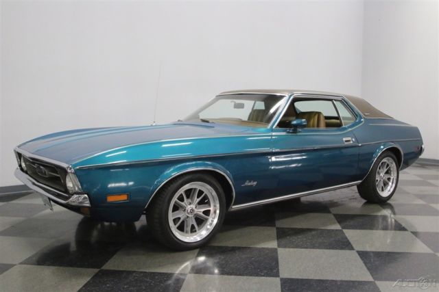 1972 Teal Ford Mustang