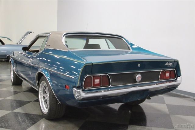1972 Teal Ford Mustang