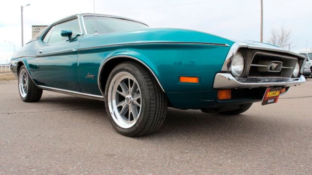 1972 Green Ford Mustang
