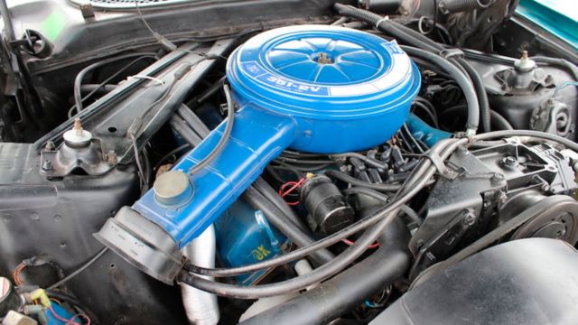 1972 Green Ford Mustang