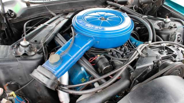 1972 Green Ford Mustang