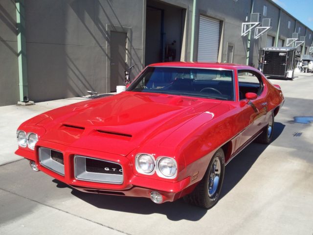 1972 Red Pontiac GTO Coupe