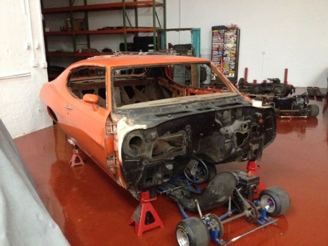 1972 Orange Pontiac GTO Coupe