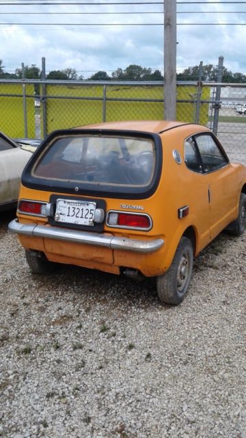 1972 Orange Honda 600 Coupe Coupe