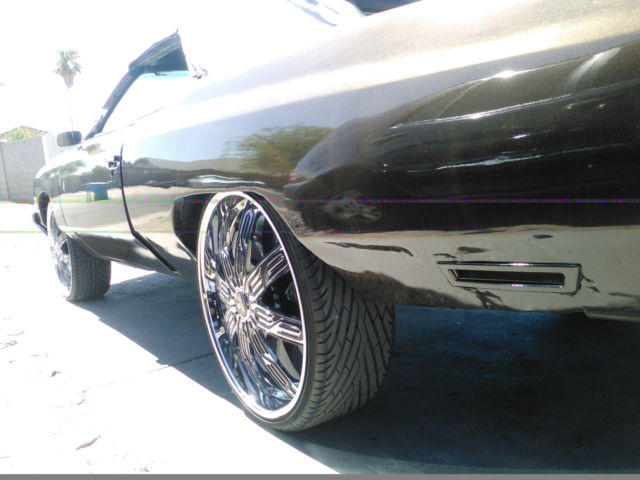 1972 custom color shift brown Chevrolet Impala 2 door convertible