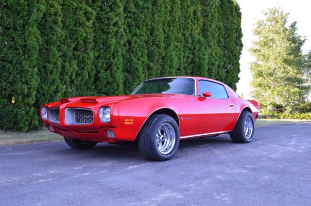 1972 Red Pontiac Firebird Coupe