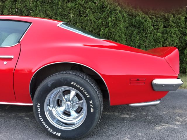 1972 Red Pontiac Firebird Coupe