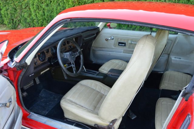 1972 Red Pontiac Firebird Coupe