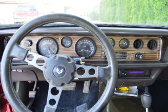 1972 Red Pontiac Firebird Coupe
