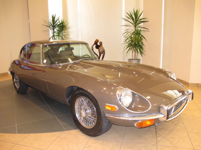 1972 Brown Jaguar E-Type Coupe