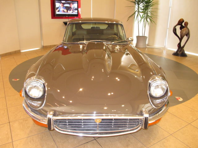 1972 Brown Jaguar E-Type Coupe
