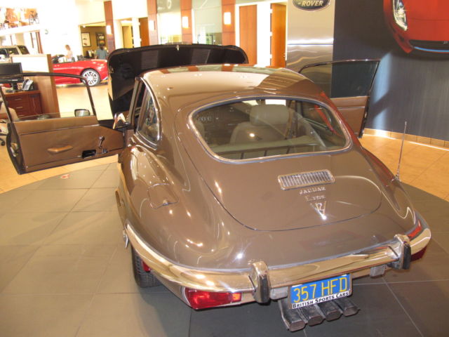 1972 Brown Jaguar E-Type Coupe