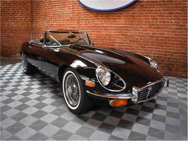1972 Black Jaguar XK Convertible