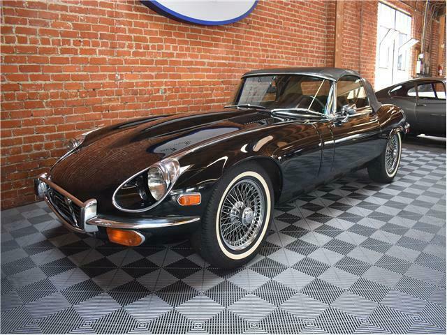 1972 Black Jaguar XK Convertible