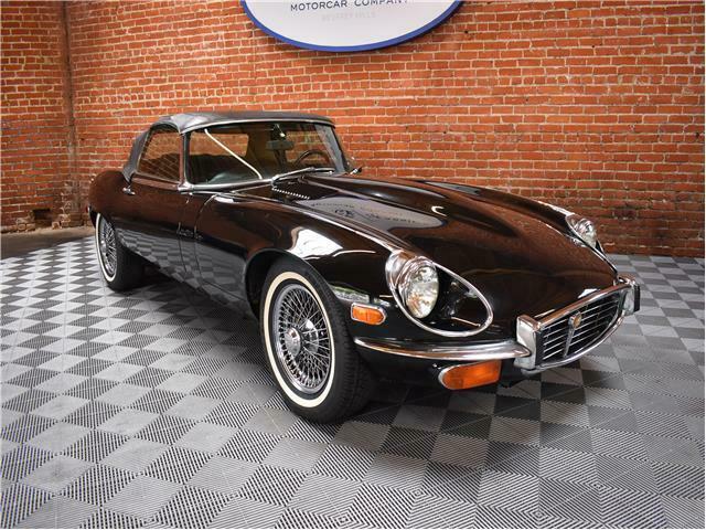 1972 Black Jaguar XK Convertible