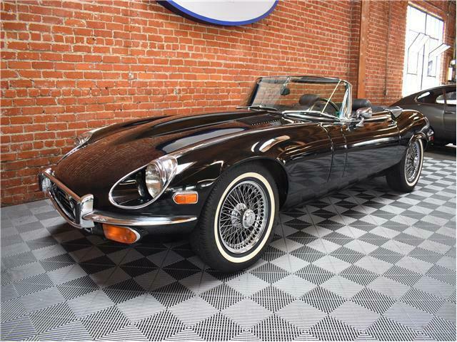 1972 Black Jaguar XK Convertible