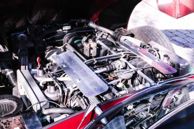 1972 Burgundy Jaguar XK Convertible