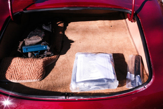 1972 Burgundy Jaguar XK Convertible