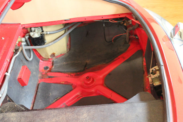 19720000 Red Jaguar E-Type Convertible