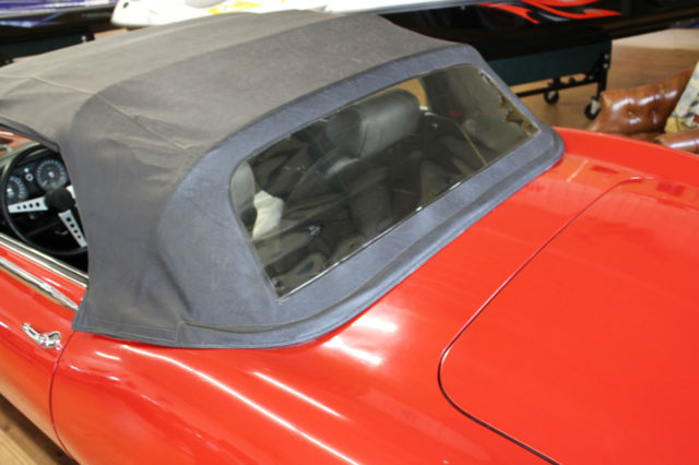19720000 Red Jaguar E-Type Convertible