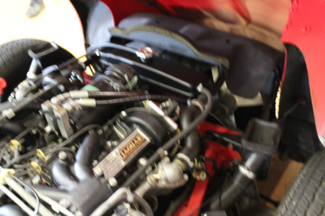 19720000 Red Jaguar E-Type Convertible