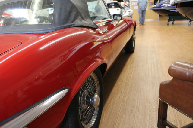 19720000 Red Jaguar E-Type Convertible