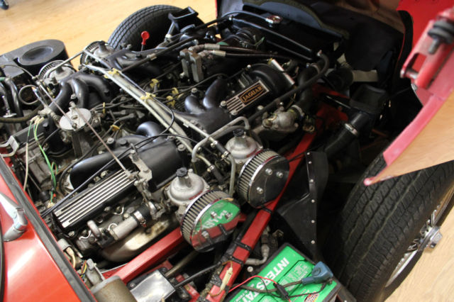 19720000 Red Jaguar E-Type Convertible