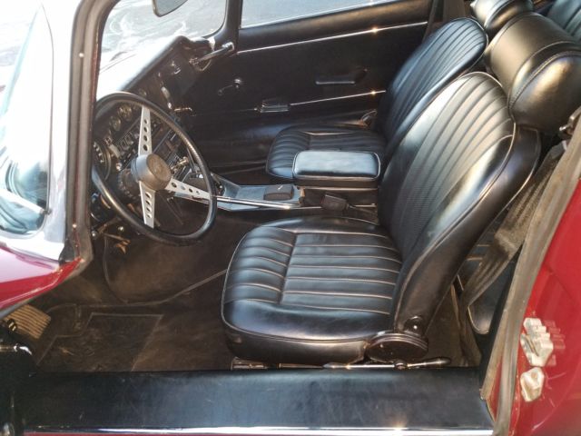 1972 Red Jaguar E-Type Coupe