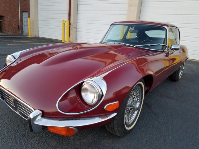1972 Red Jaguar E-Type Coupe
