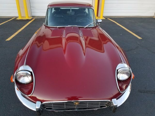 1972 Red Jaguar E-Type Coupe