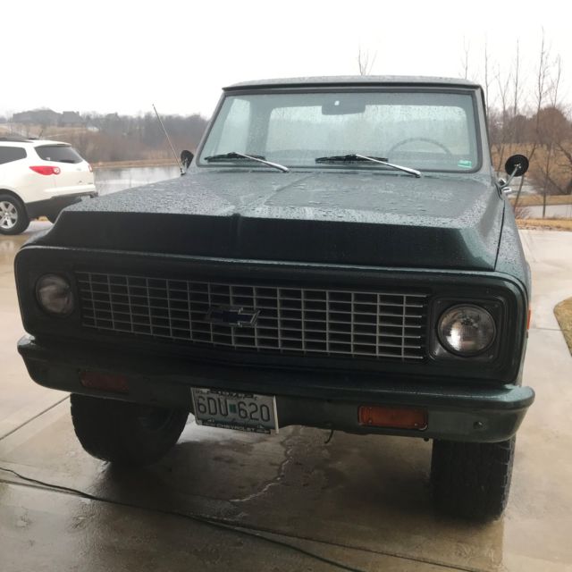 1972 Green Chevrolet Other Pickups Standard Cab Pickup