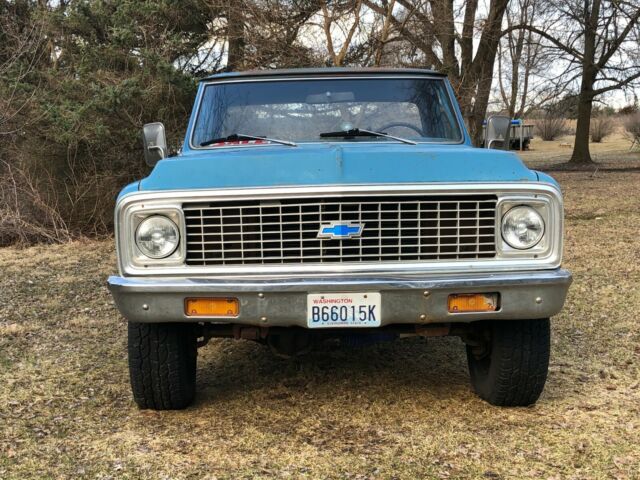 1972 Blue Chevrolet C/K Pickup 1500 Standard Cab Pickup