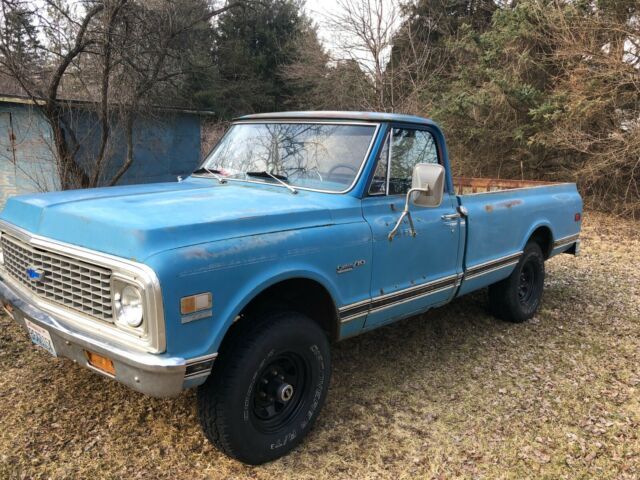 1972 Blue Chevrolet C/K Pickup 1500 Standard Cab Pickup