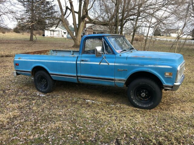 1972 Blue Chevrolet C/K Pickup 1500 Standard Cab Pickup